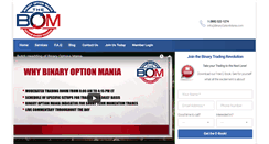 Desktop Screenshot of binaryoptionmania.com